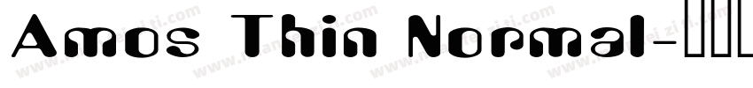 Amos Thin Normal字体转换